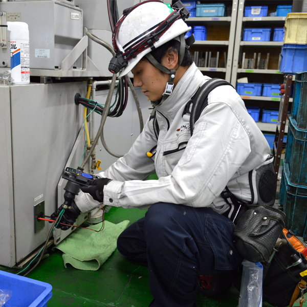 機械導入時の電源工事