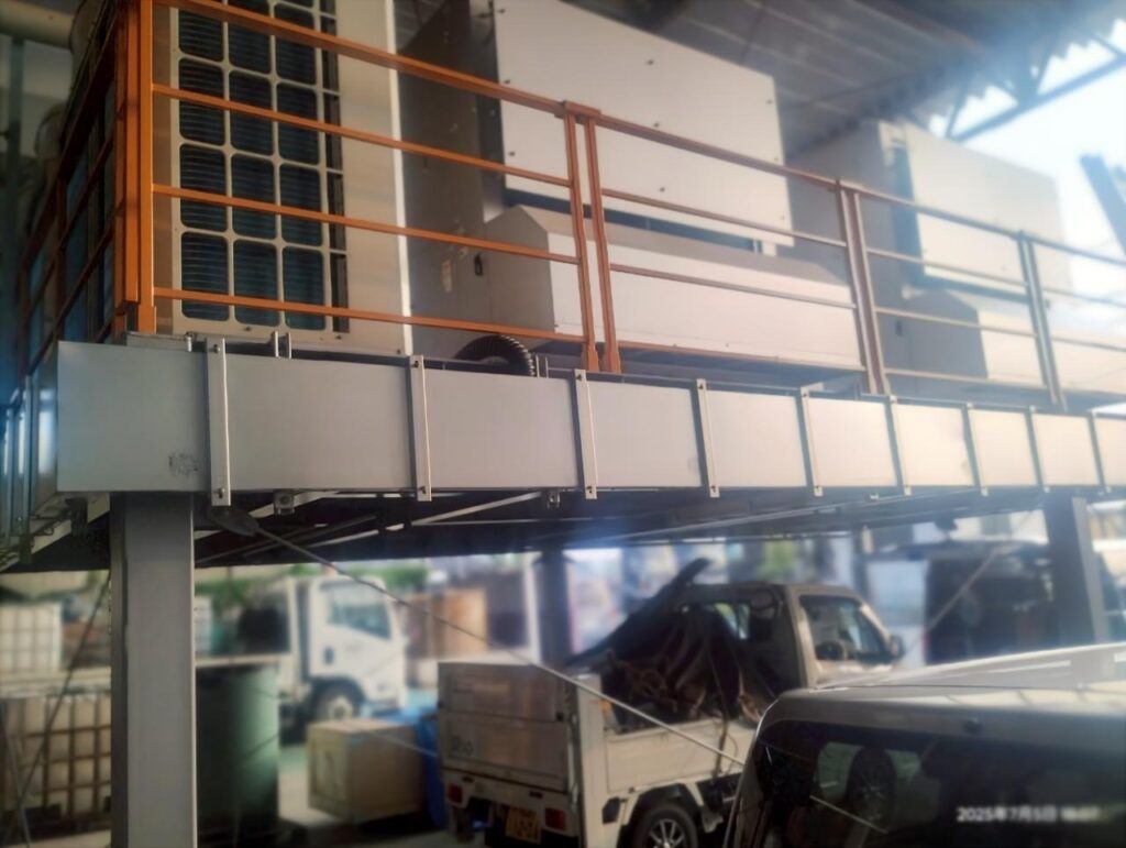 空調機増設に伴う電源工事